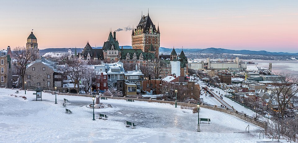 The Chateau Frontenac (picture by Wikicommons)